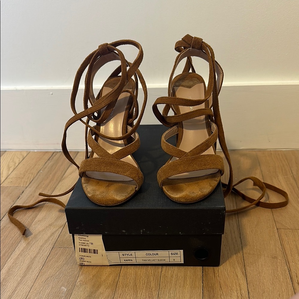 Tony Bianco Suede Kappa Heel